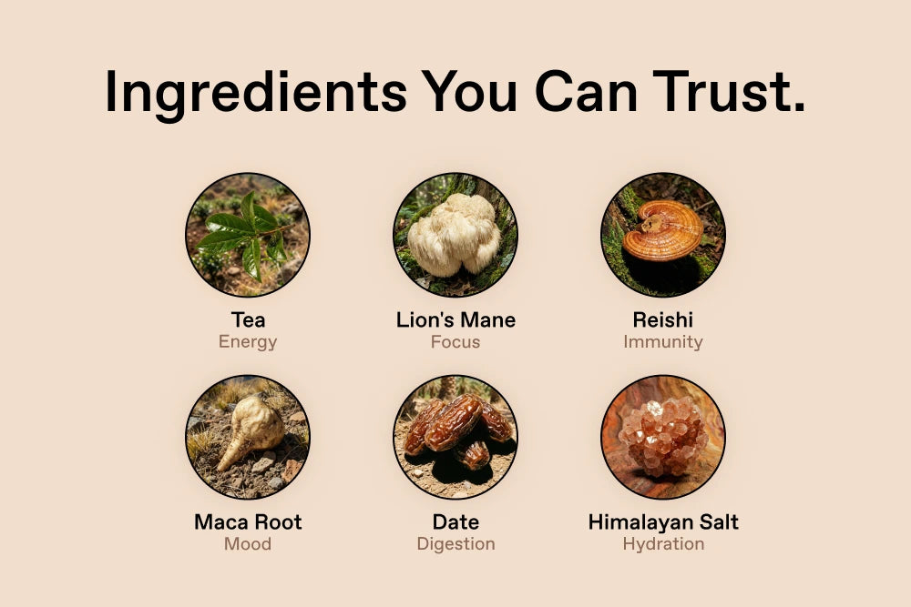 Ingredients and adaptogens
