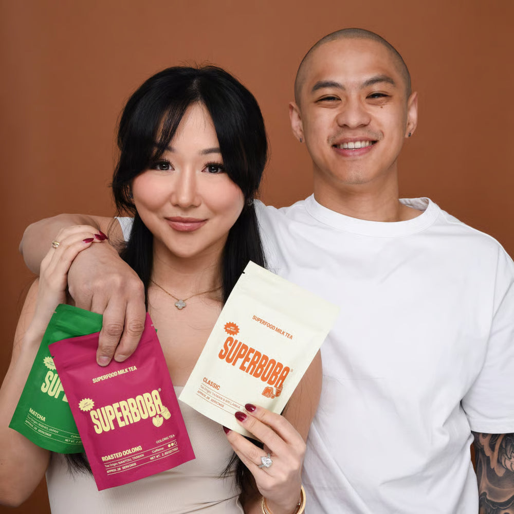 Leon and Vanessa, founders of Superboba