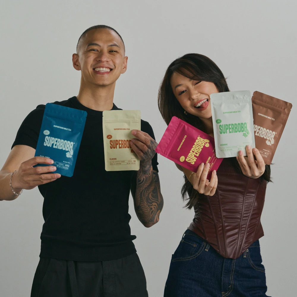 Leon and Vanessa, founders of Superboba