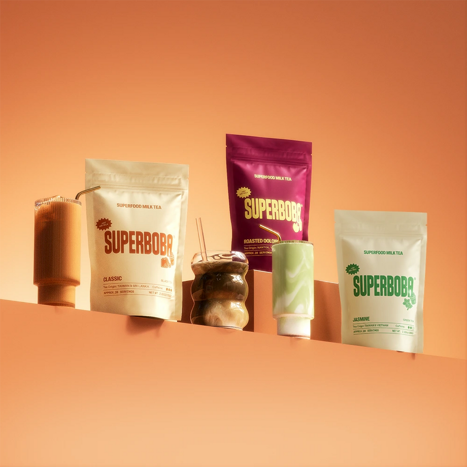 Superboba milk tea pouches